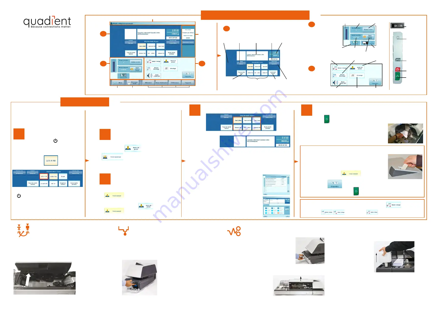 quadient IS-6000 Quick Start Manual Download Page 1