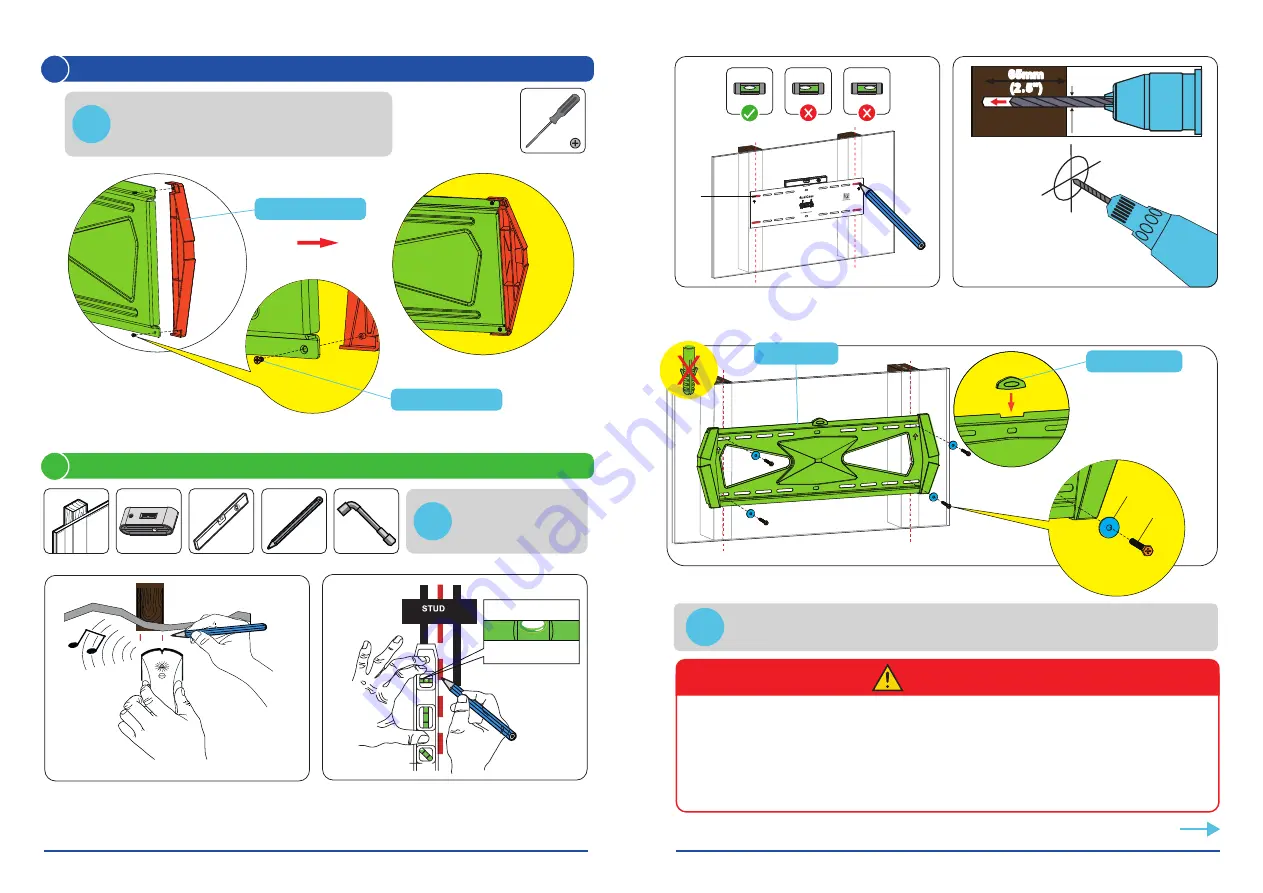 QualGear QG-TM-031-BLK Installation Manual Download Page 3