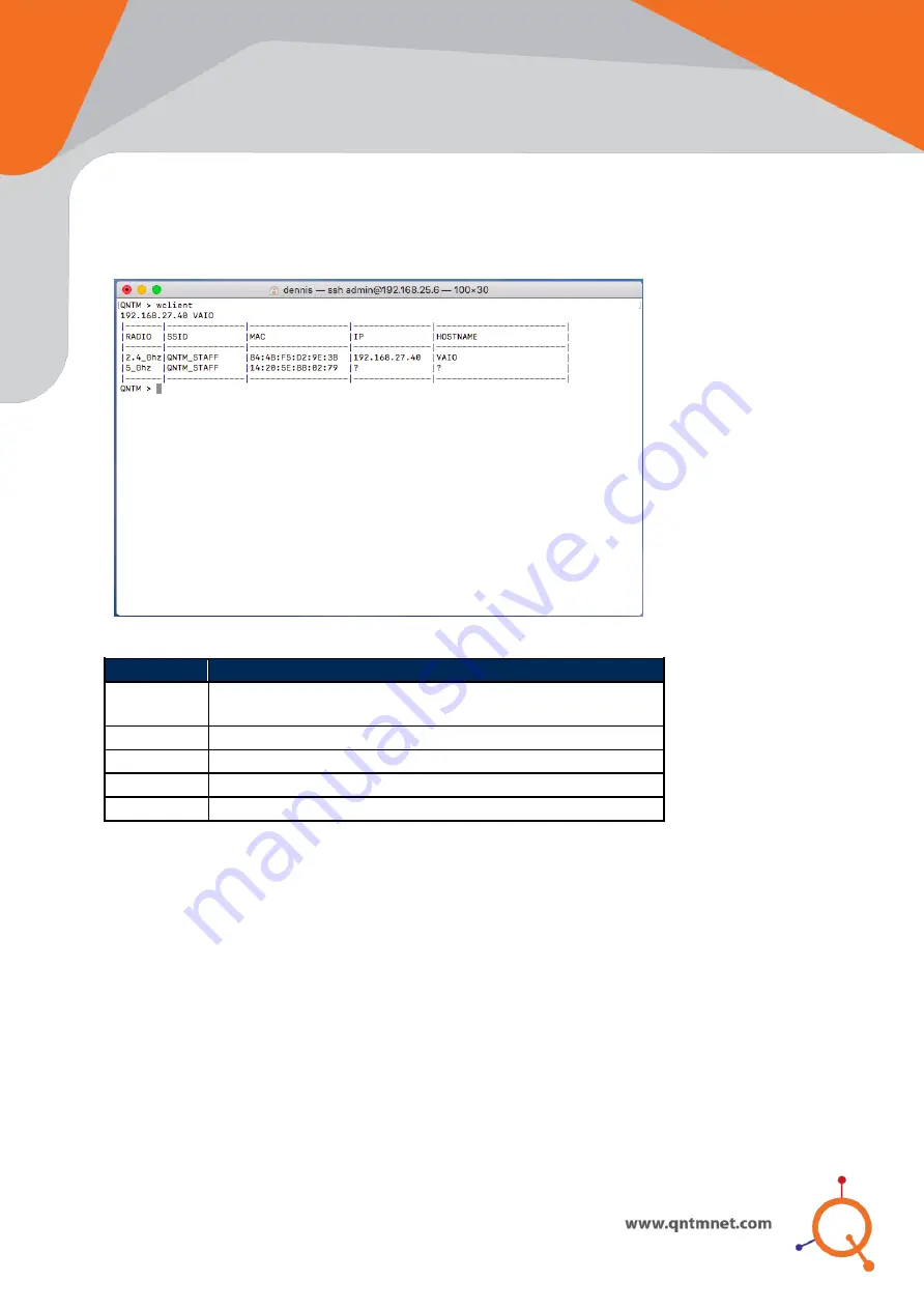 Quantum QN-I-200 Command Line Interface Manual Download Page 19