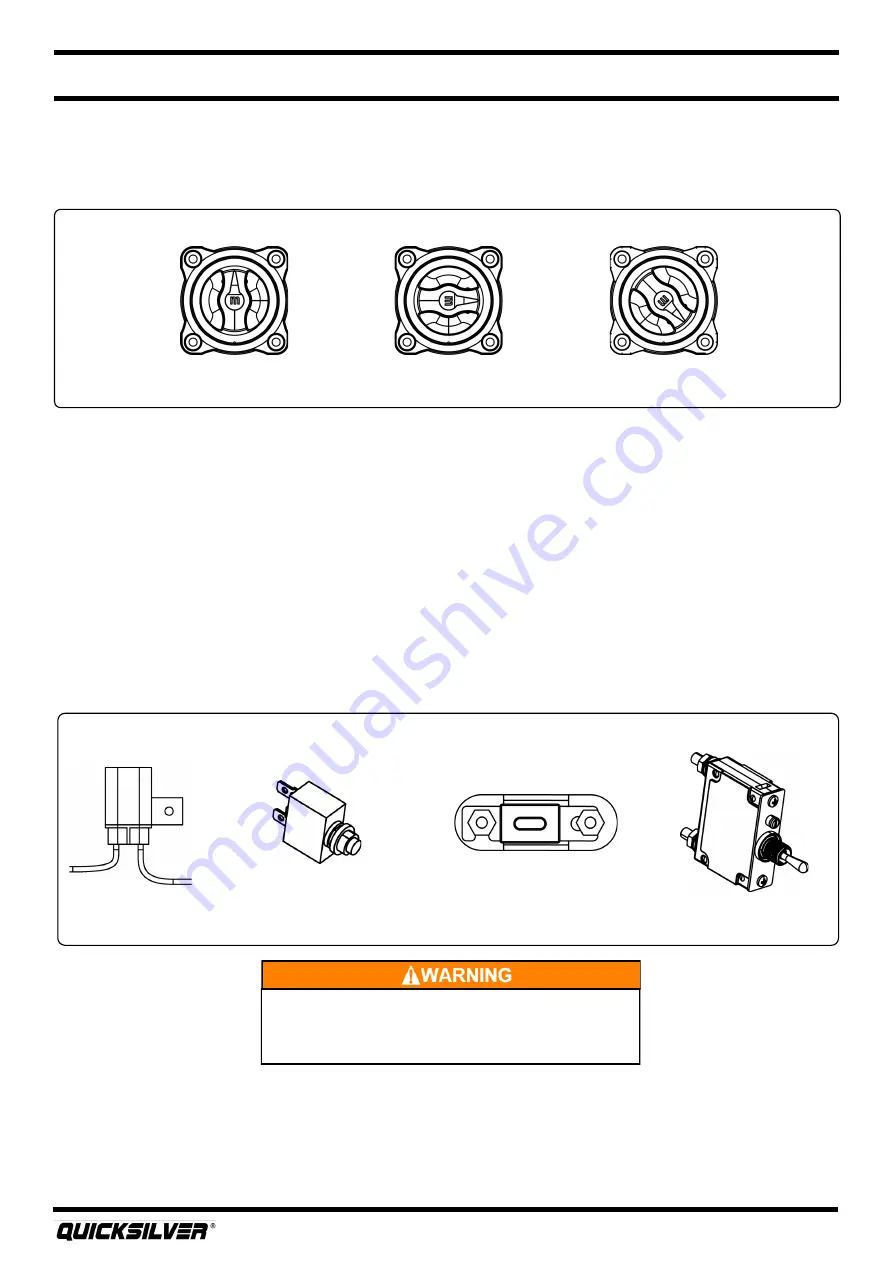 Quicksilver 805PH Owner'S Manual Download Page 60