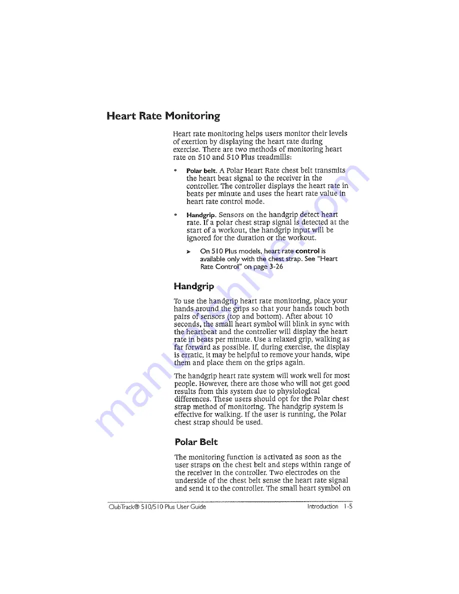 Quinton ClubTrack 510 User Manual Download Page 15