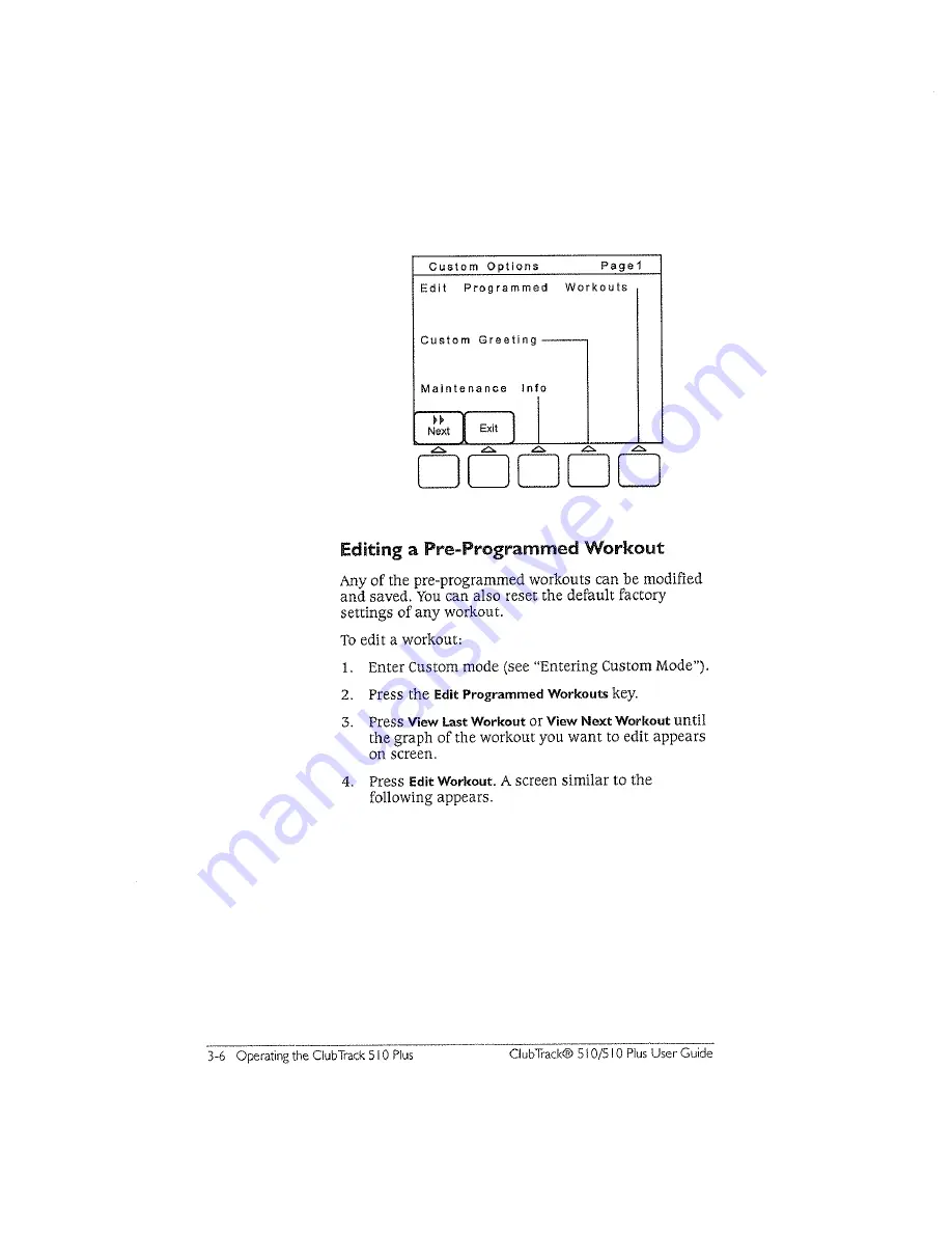 Quinton ClubTrack 510 User Manual Download Page 42