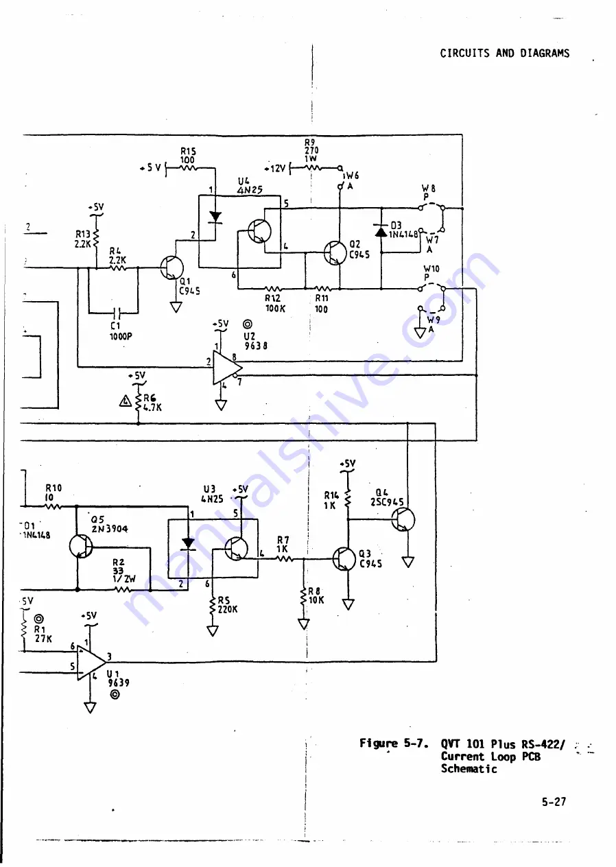 Qume QVT 101 PLUS Maintenance Manual Download Page 79