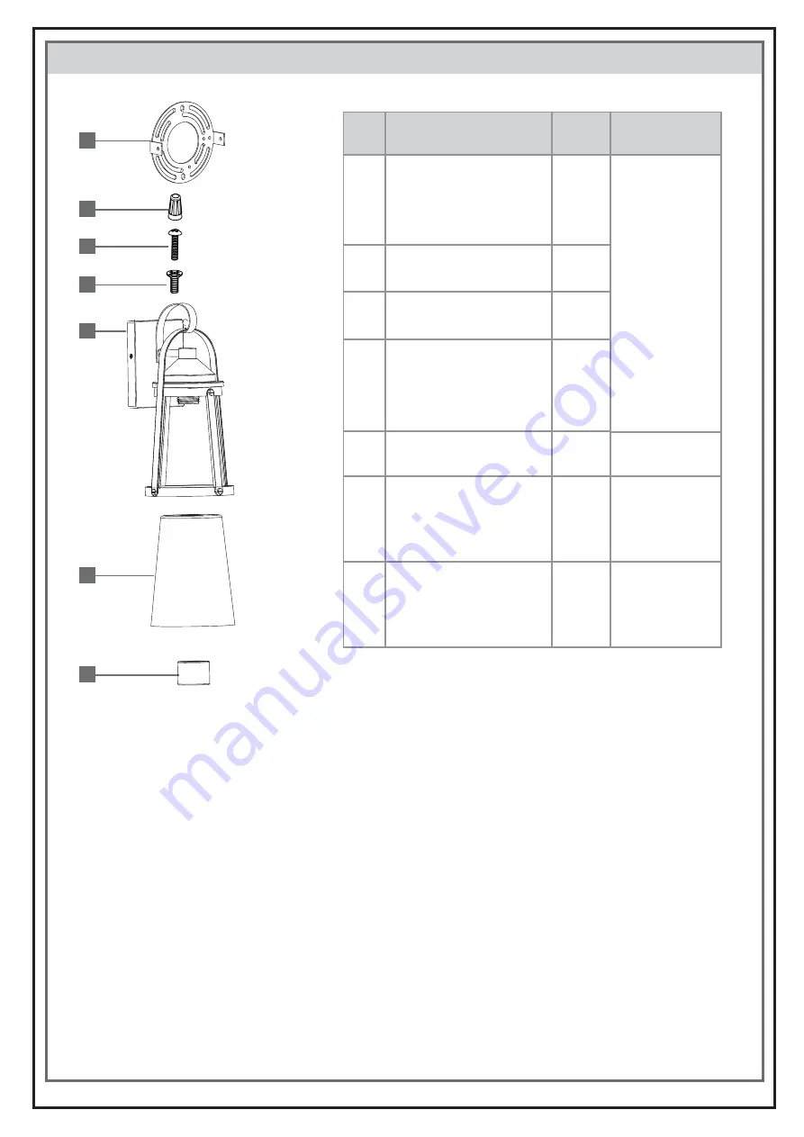 Quoizel LWS5893B Скачать руководство пользователя страница 3