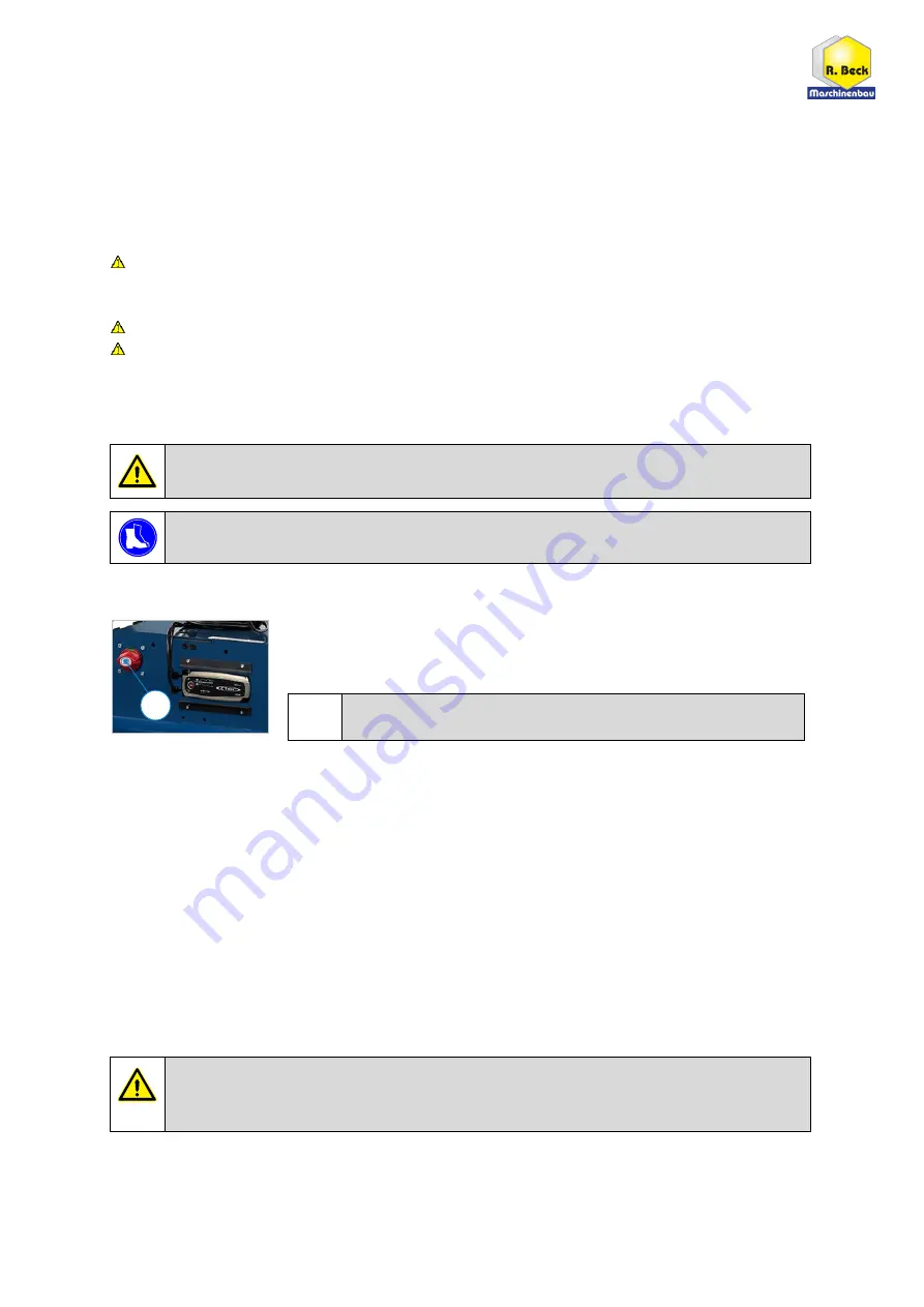 R. Beck Maschinenbau HS 2000 Operating Manual Download Page 18