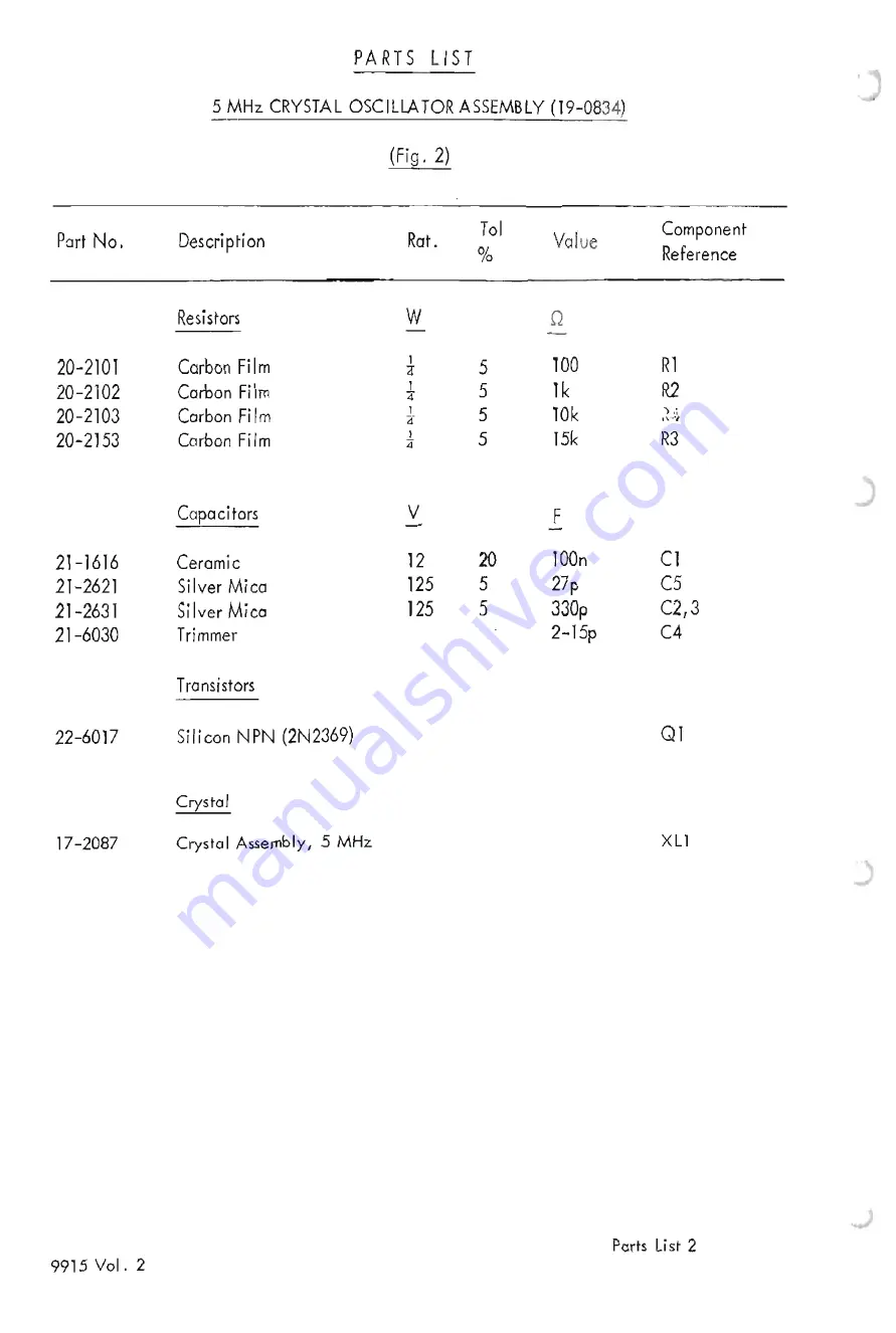 Racal Instruments 9915 Скачать руководство пользователя страница 68