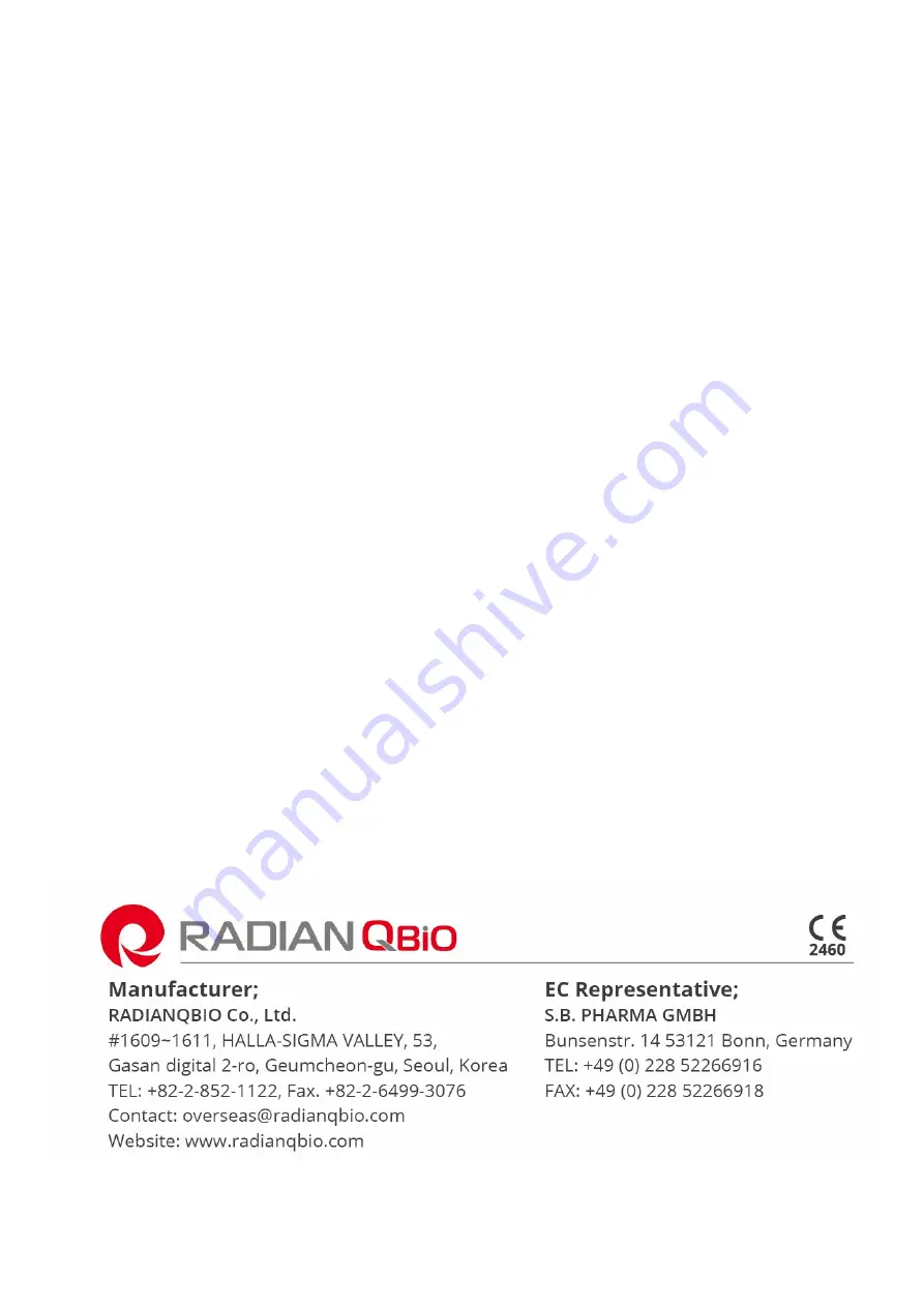 RADIANQBIO HR-501 User Manual Download Page 36