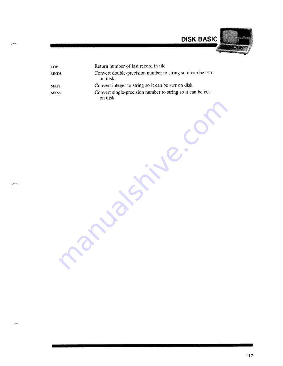 Radio Shack TRS-80 III Owner'S Manual Download Page 118