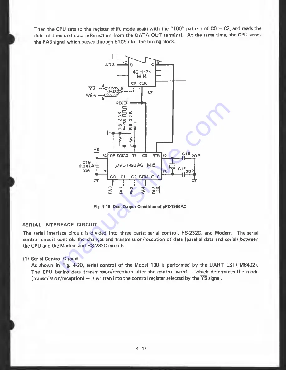 Radio Shack TRS-80 Model 100 Service Manual Download Page 36