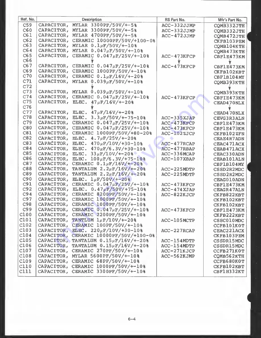 Radio Shack TRS-80 Model 100 Service Manual Download Page 71