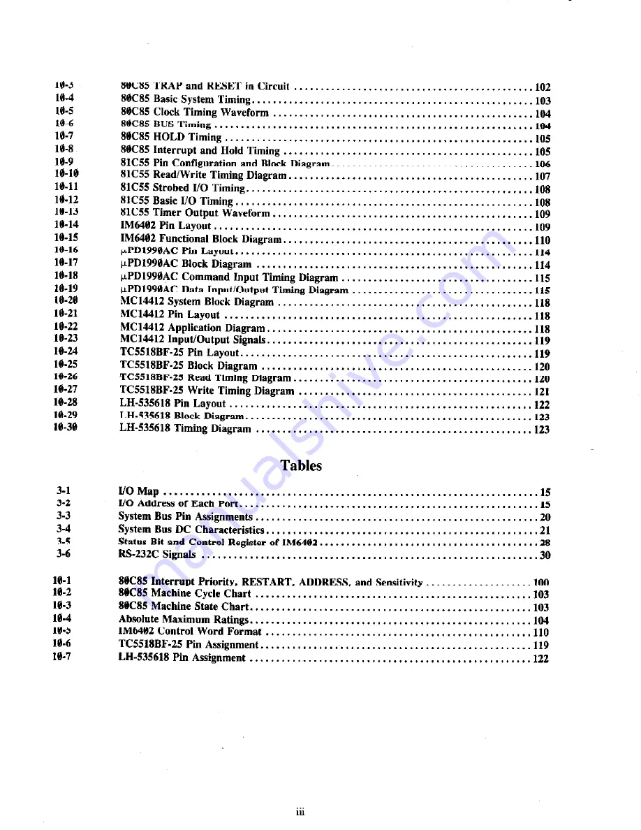 Radio Shack TRS-80 Model 100 Technical Reference Manual Download Page 9