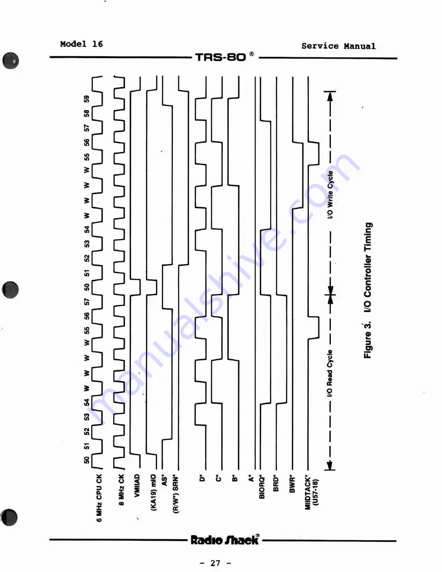 Radio Shack TRS-80 Model 16 Service Manual Download Page 27