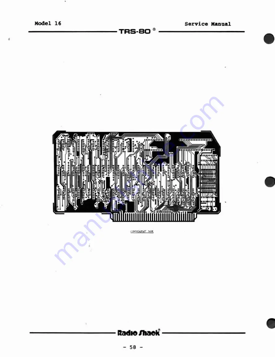 Radio Shack TRS-80 Model 16 Service Manual Download Page 58