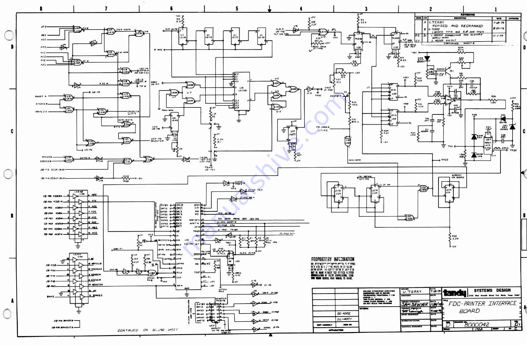 Radio Shack TRS-80 Model 16 Service Manual Download Page 85