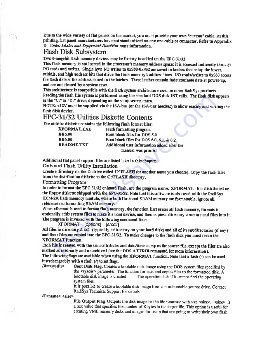 RadiSys EPC-31 Hardware Reference Manual Download Page 14