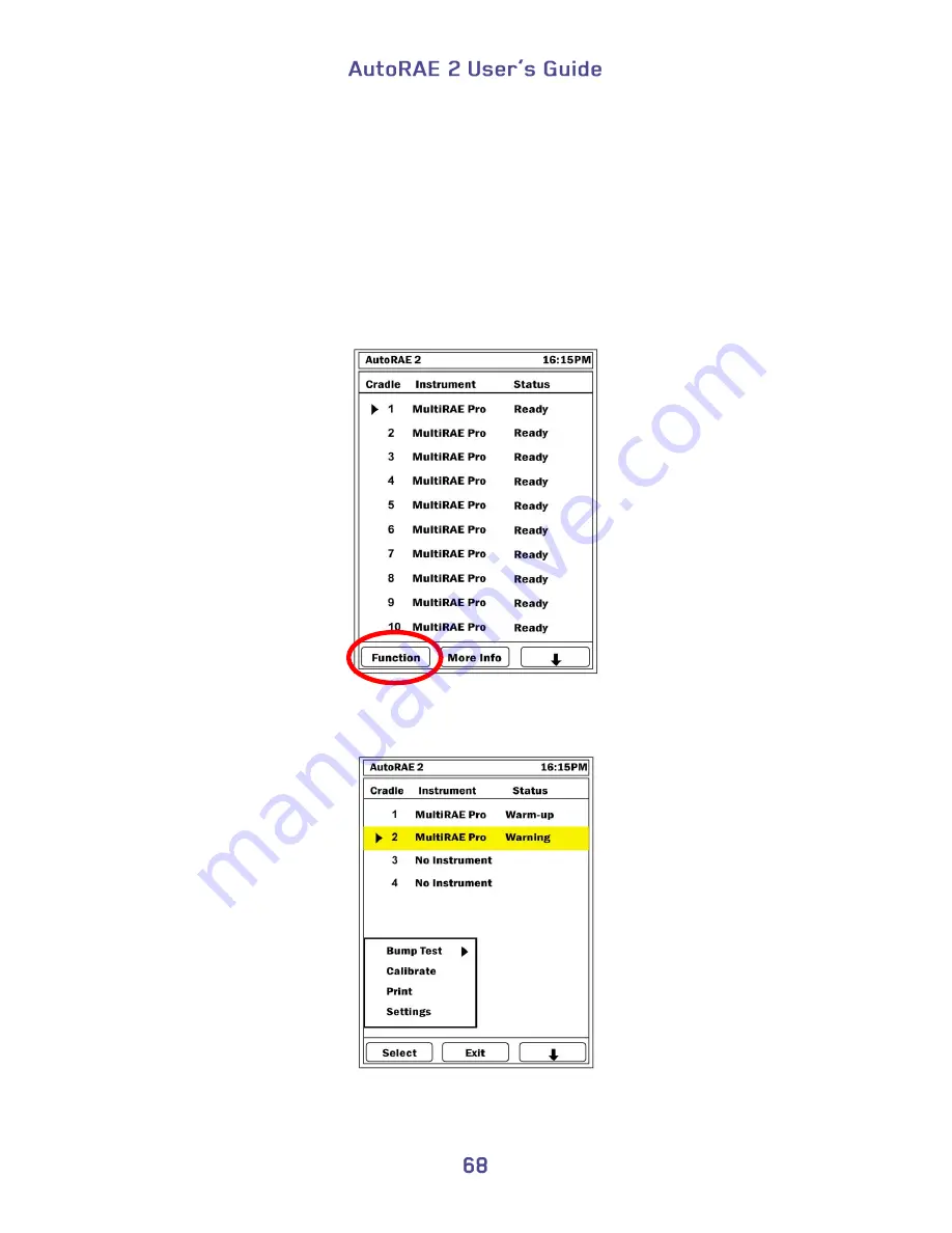 Rae AutoRAE 2 User Manual Download Page 70