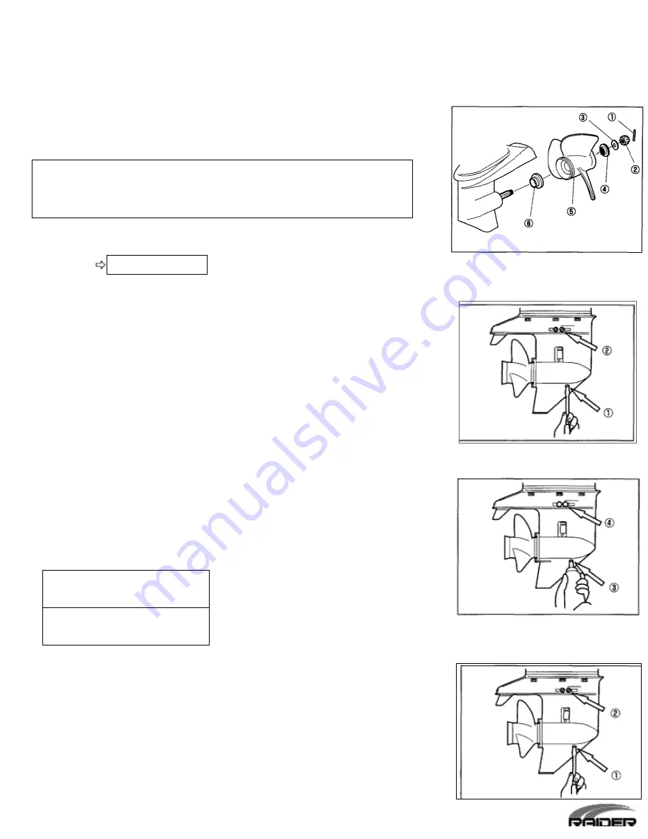 Raider 50 HP TLDI Service Manual Download Page 49