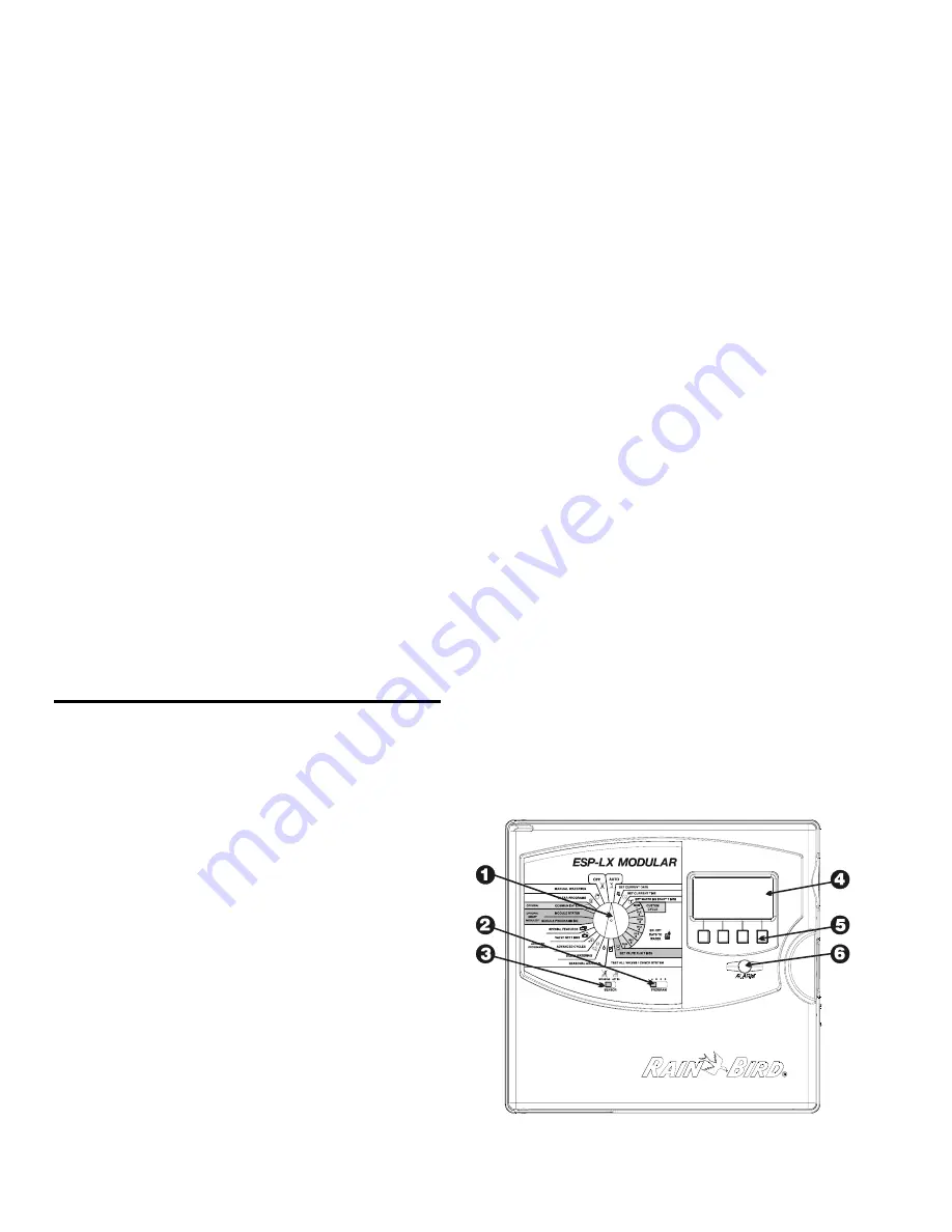 Rain Bird ESP-LX Installation, Programming, & User Manual Download Page 8