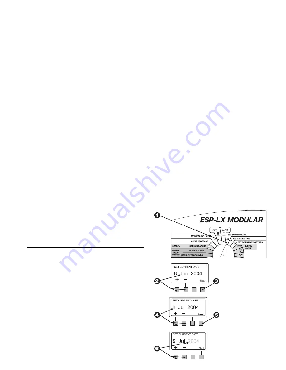 Rain Bird ESP-LX Installation, Programming, & User Manual Download Page 17