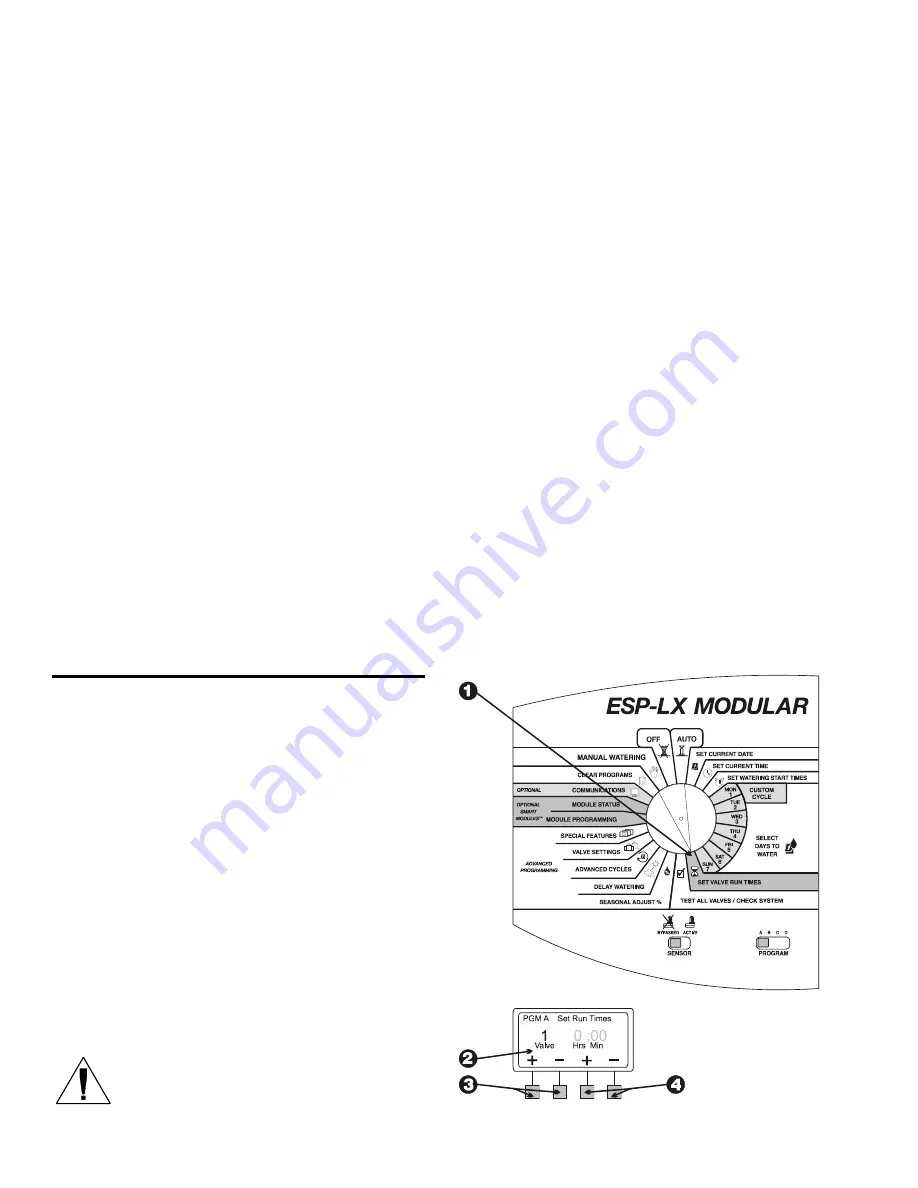 Rain Bird ESP-LX Installation, Programming, & User Manual Download Page 26