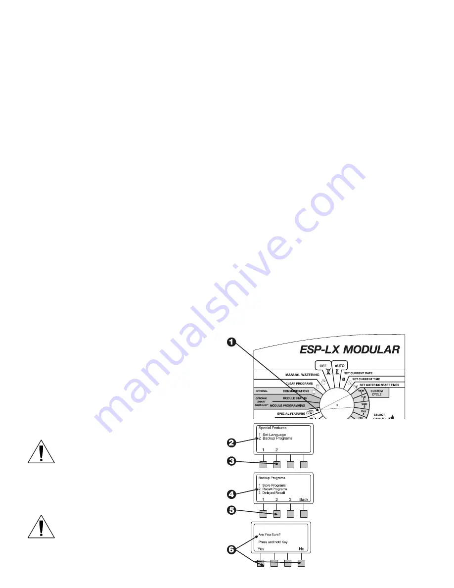 Rain Bird ESP-LX Installation, Programming, & User Manual Download Page 44