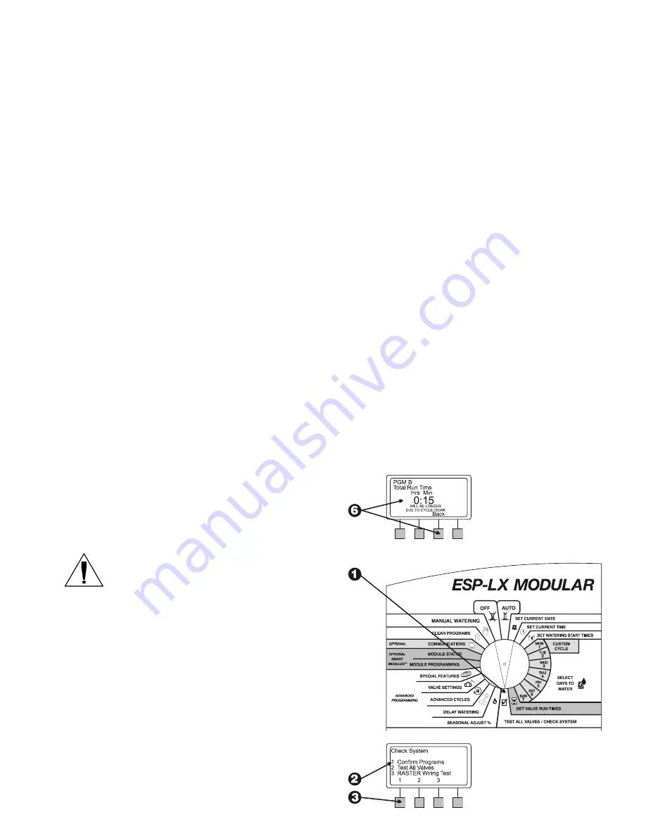 Rain Bird ESP-LX Installation, Programming, & User Manual Download Page 61