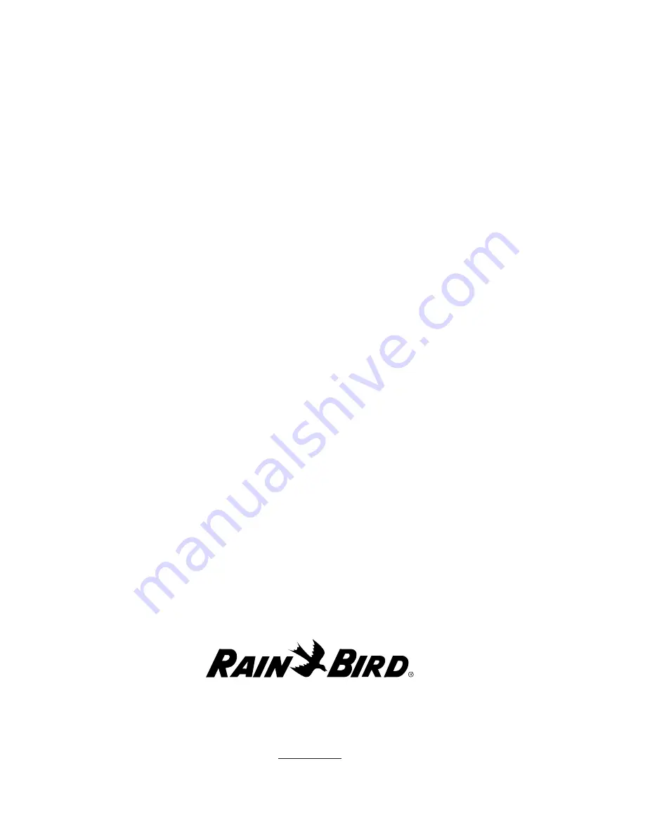 Rain Bird ESP-LX Installation, Programming, & User Manual Download Page 88