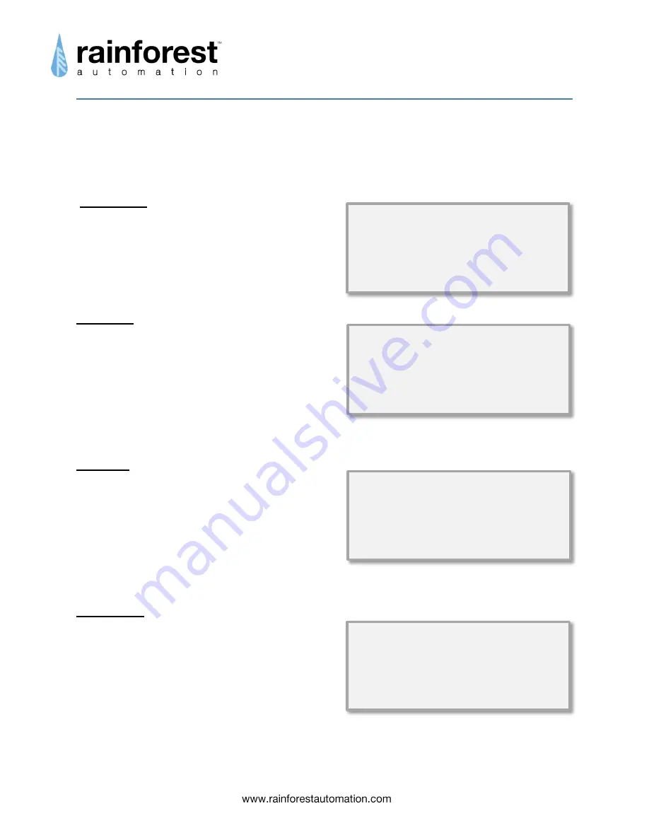 Rainforest Automation EMU-2 Technical Manual Download Page 12