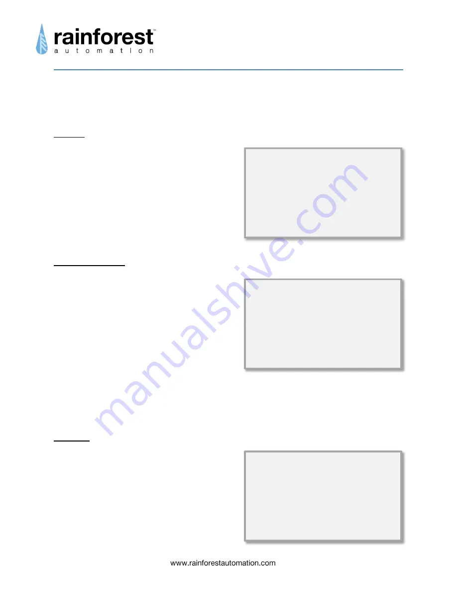 Rainforest Automation EMU-2 User Manual Download Page 18