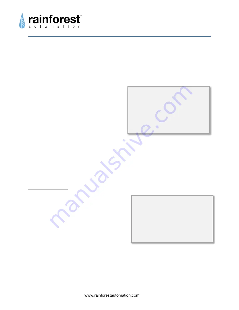 Rainforest Automation EMU-2 User Manual Download Page 19