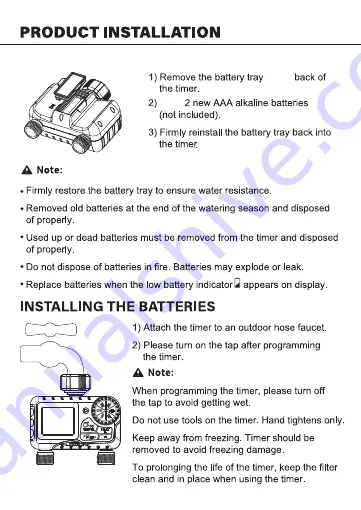 RainPoint ITV205 User Manual Download Page 5