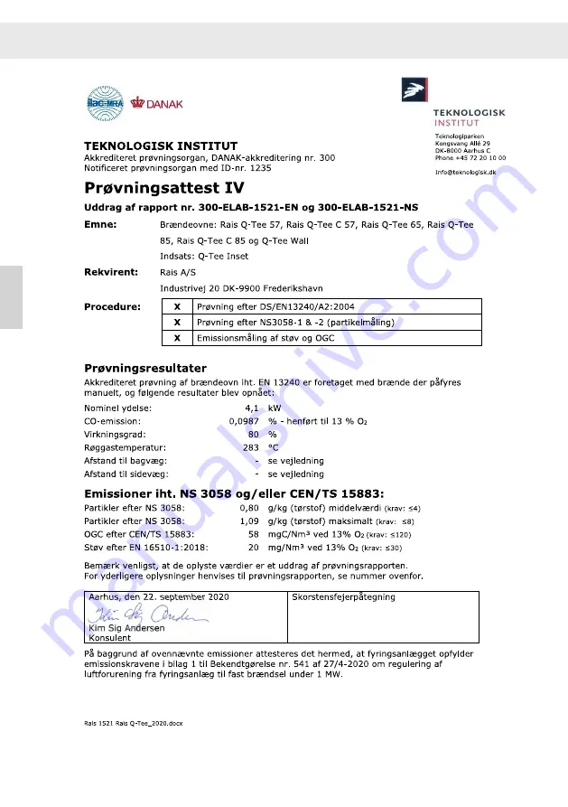 RAIS/attika Q-TEE User Manual Download Page 56