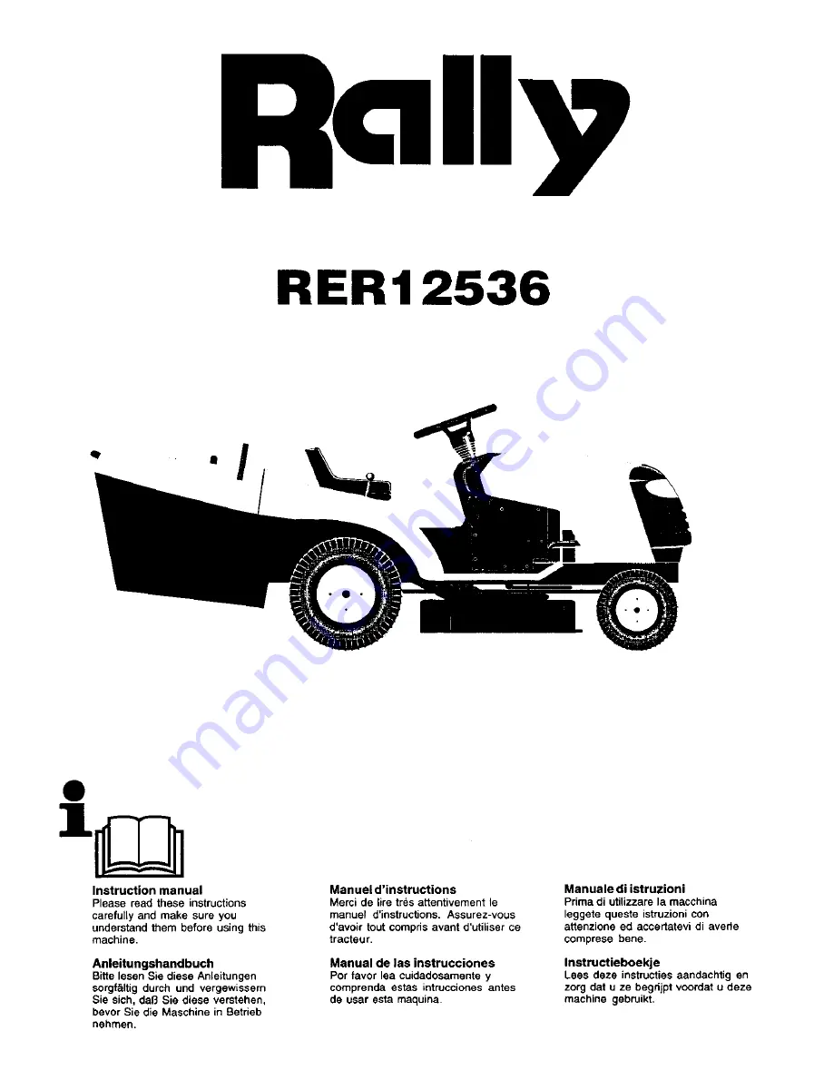 Rally RER12536 Instruction Manual Download Page 1