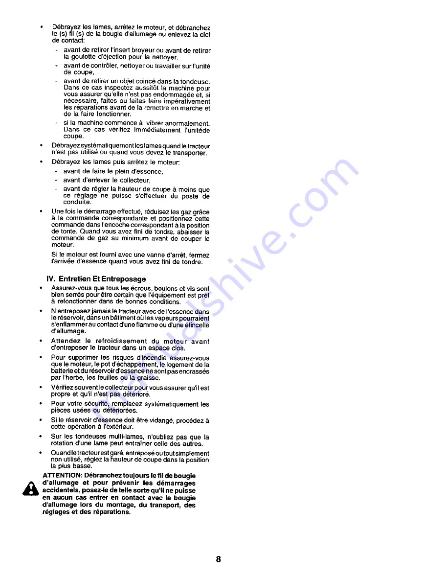 Rally RER12536 Instruction Manual Download Page 8