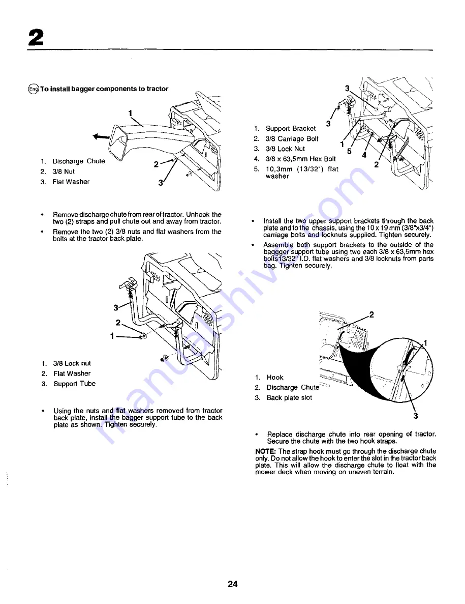 Rally RER12536 Instruction Manual Download Page 24