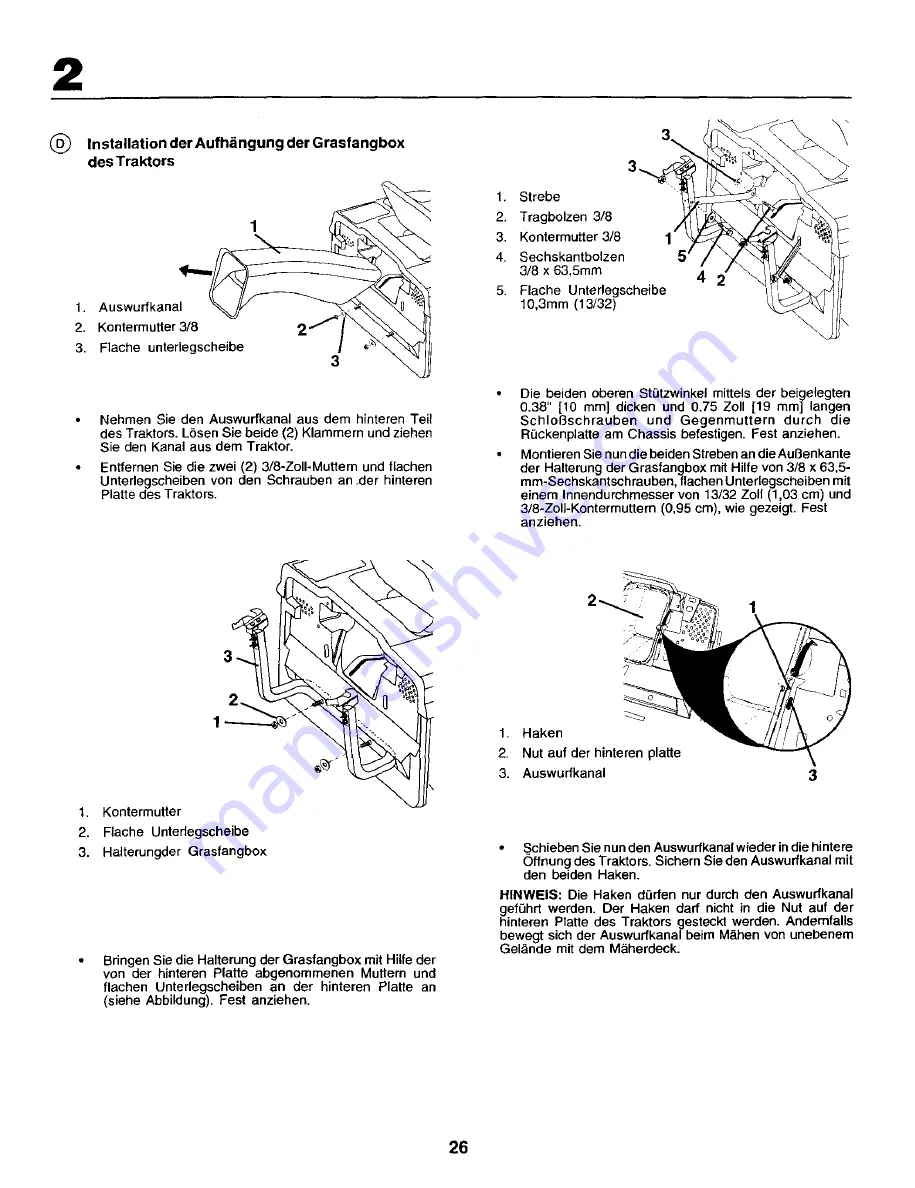 Rally RER12536 Instruction Manual Download Page 26