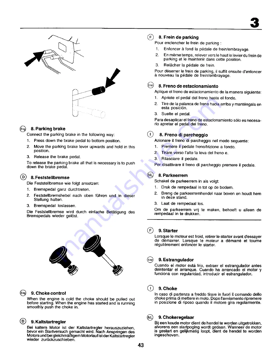 Rally RER12536 Instruction Manual Download Page 43