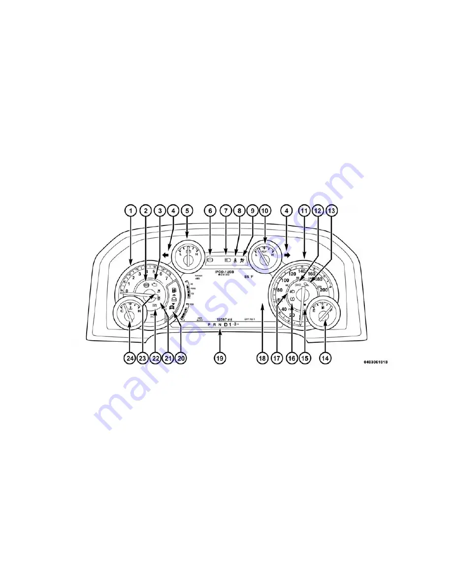 RAM 2015 1500 Operating Information Manual Download Page 157