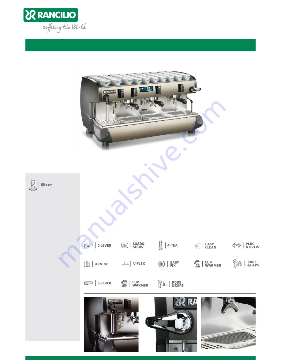 Rancilio CLASSE 10 Specification Download Page 1