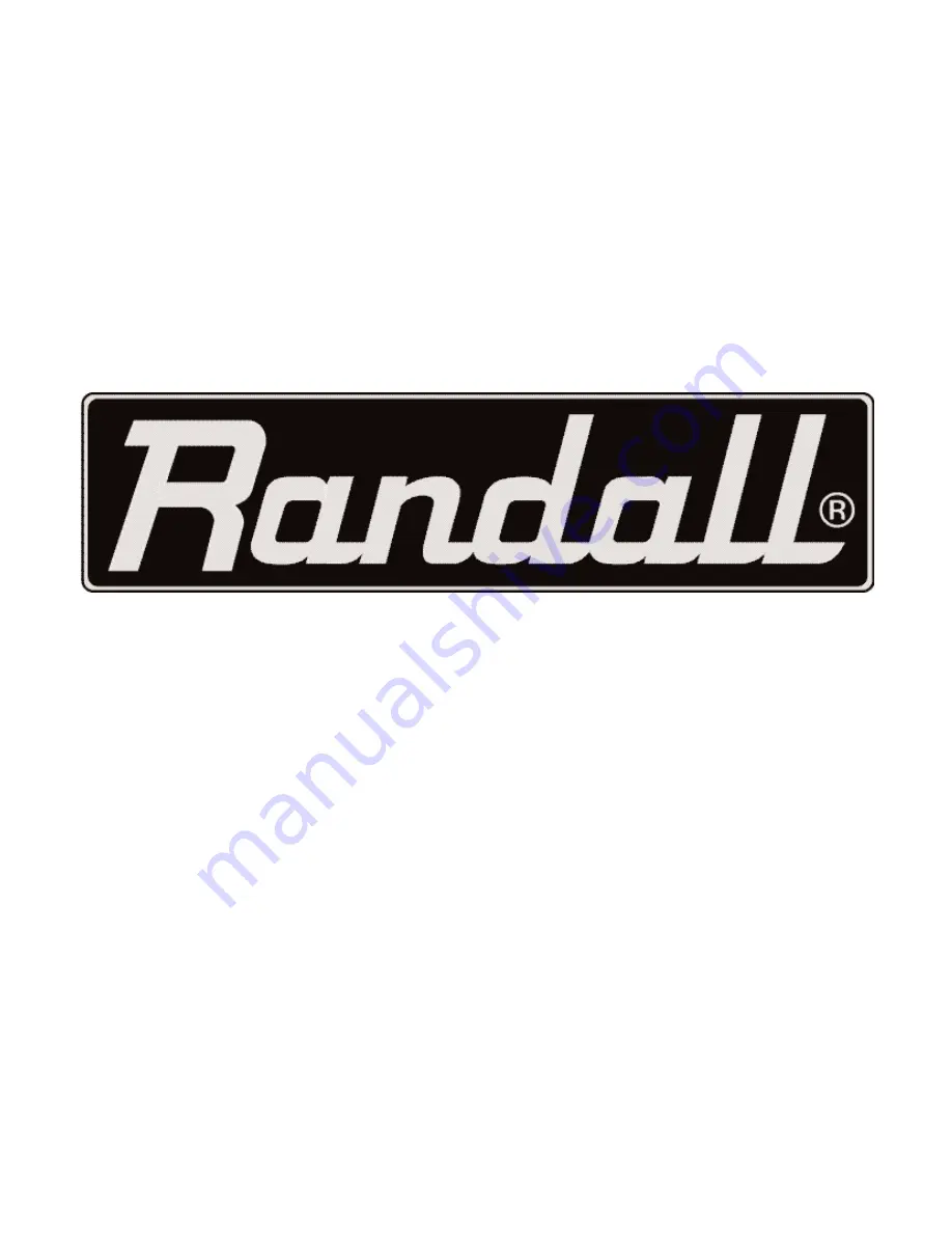 Randall RT50H Owner'S Manual Download Page 1