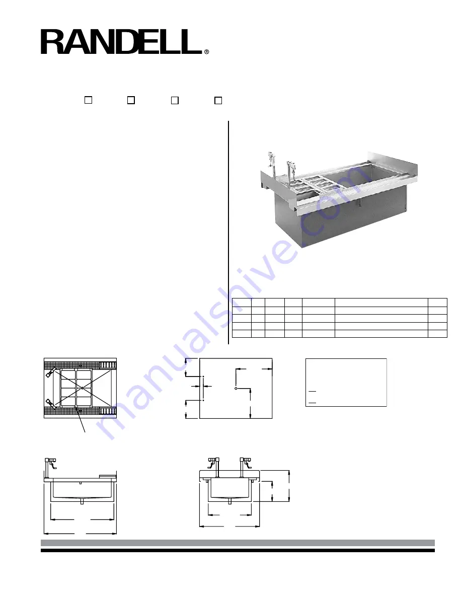 Randell 9540 Specifications Download Page 1