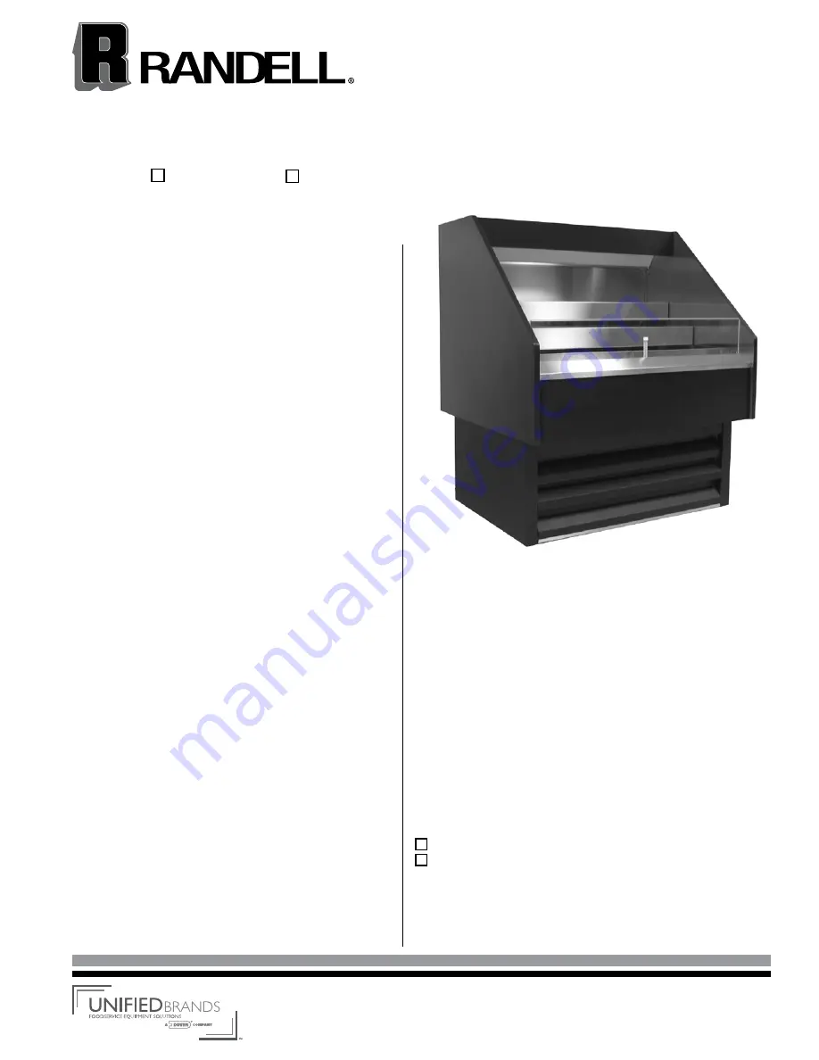 Randell SSAC-40BSC Specifications Download Page 1