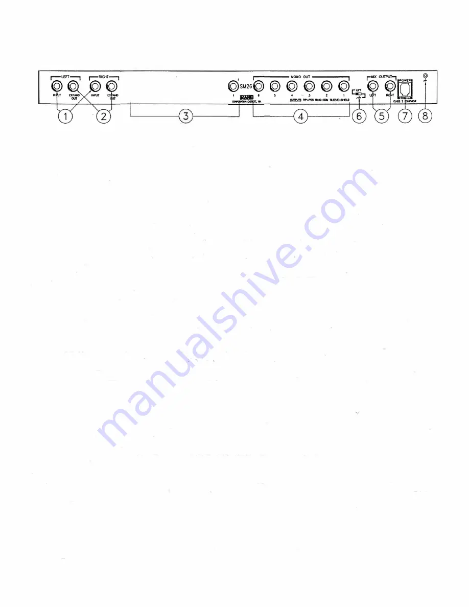 Rane SM26 Скачать руководство пользователя страница 3