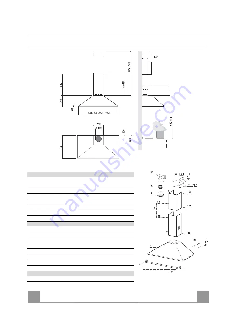 Rangemaster Hood Скачать руководство пользователя страница 5