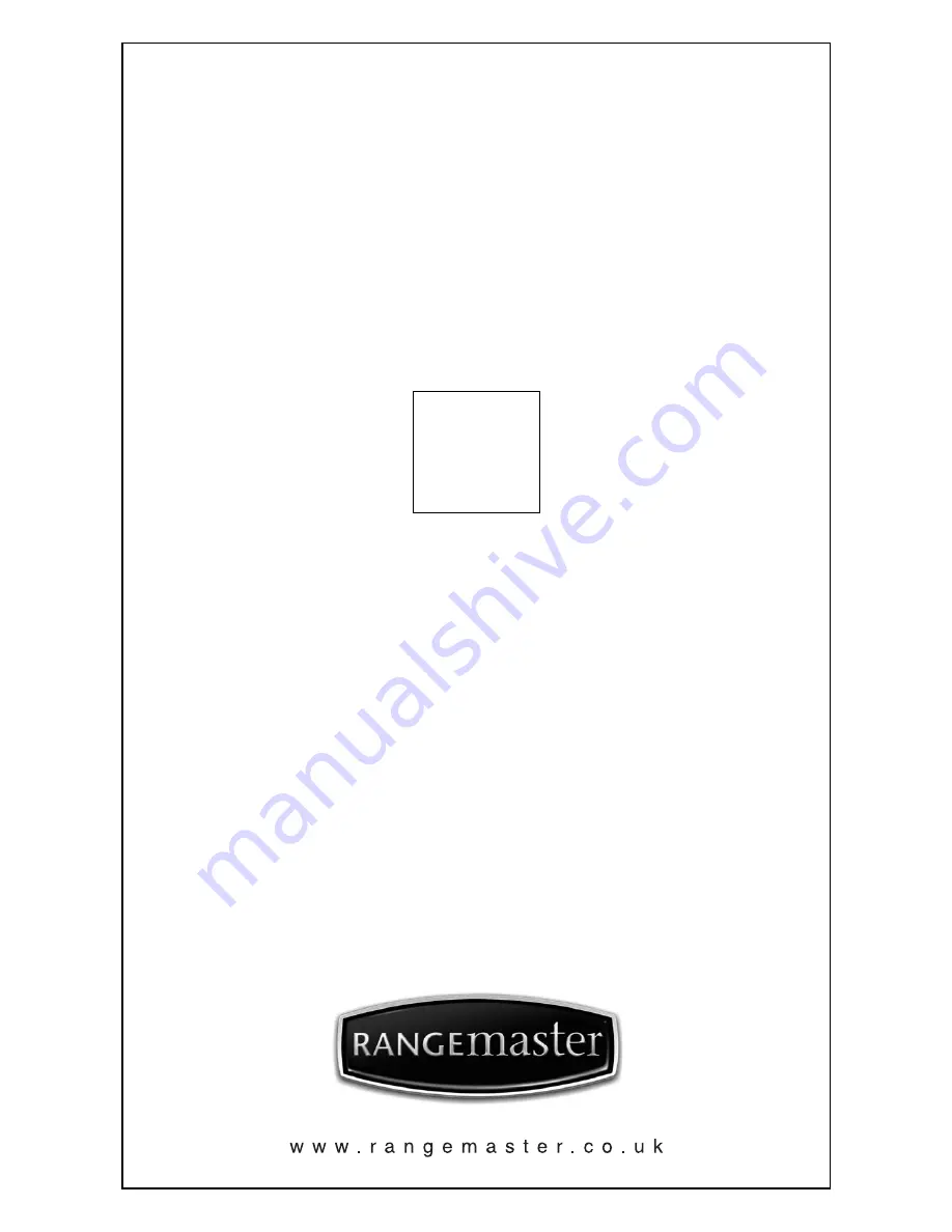 Rangemaster Kitchener 110 Users Manual & Installation Download Page 1