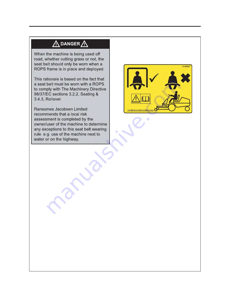 Ransomes HIGHWAY 2130 Safety, Operation & Maintenance Manual Download Page 53