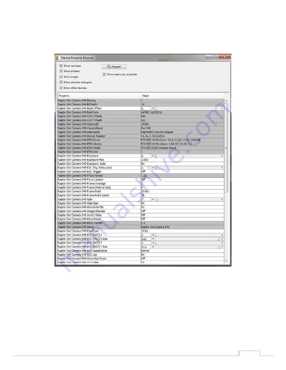 Raptor Photonics OWL 640 M User Manual Download Page 24