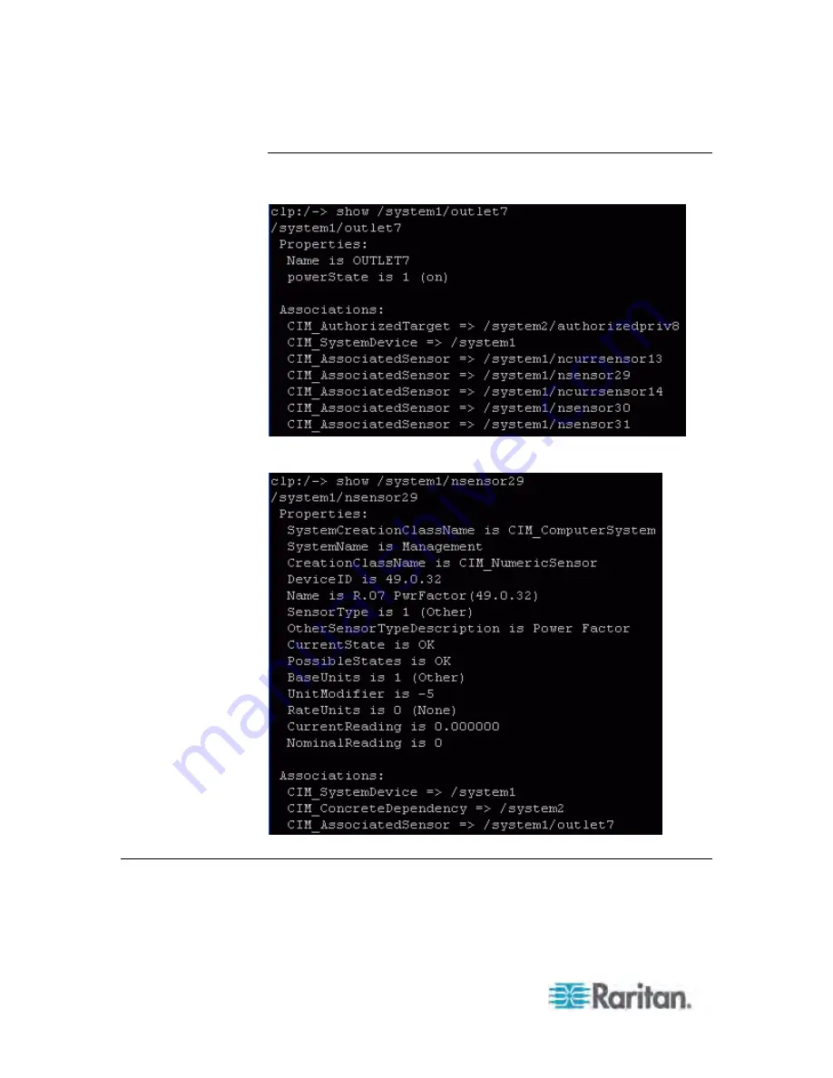 Raritan Dominion Px User Manual Download Page 195