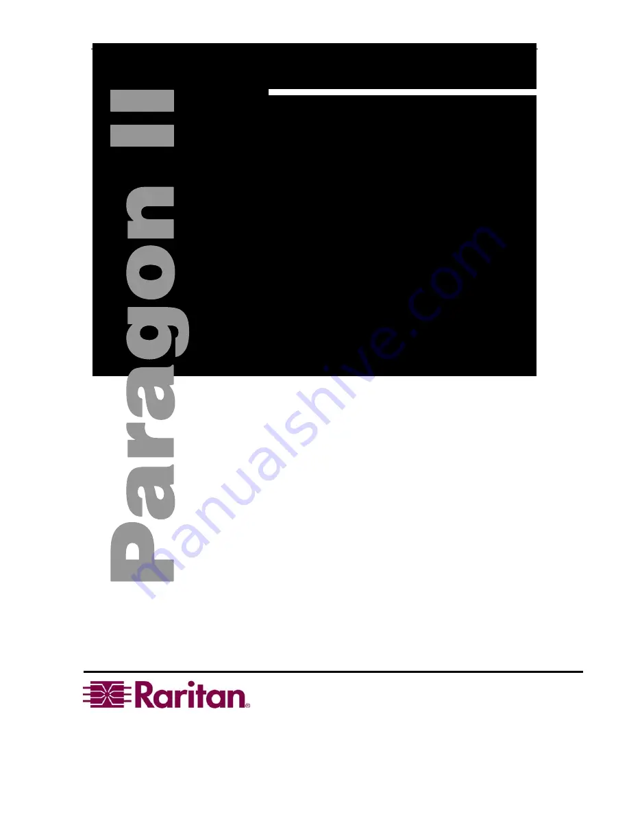 Raritan II User Manual Download Page 1