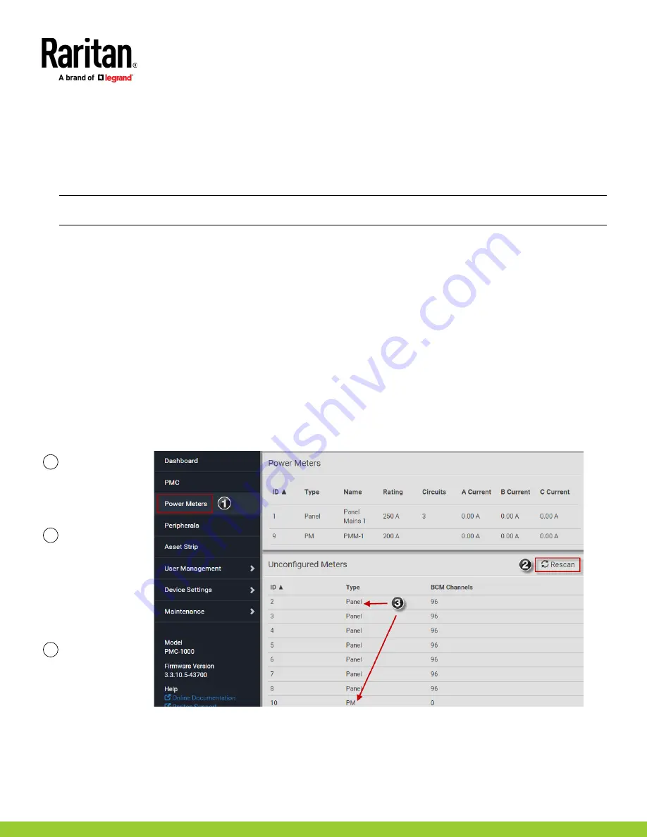 Raritan PMC-1000 Quick Setup Manual Download Page 14